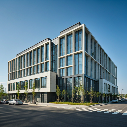 Modern corporate building